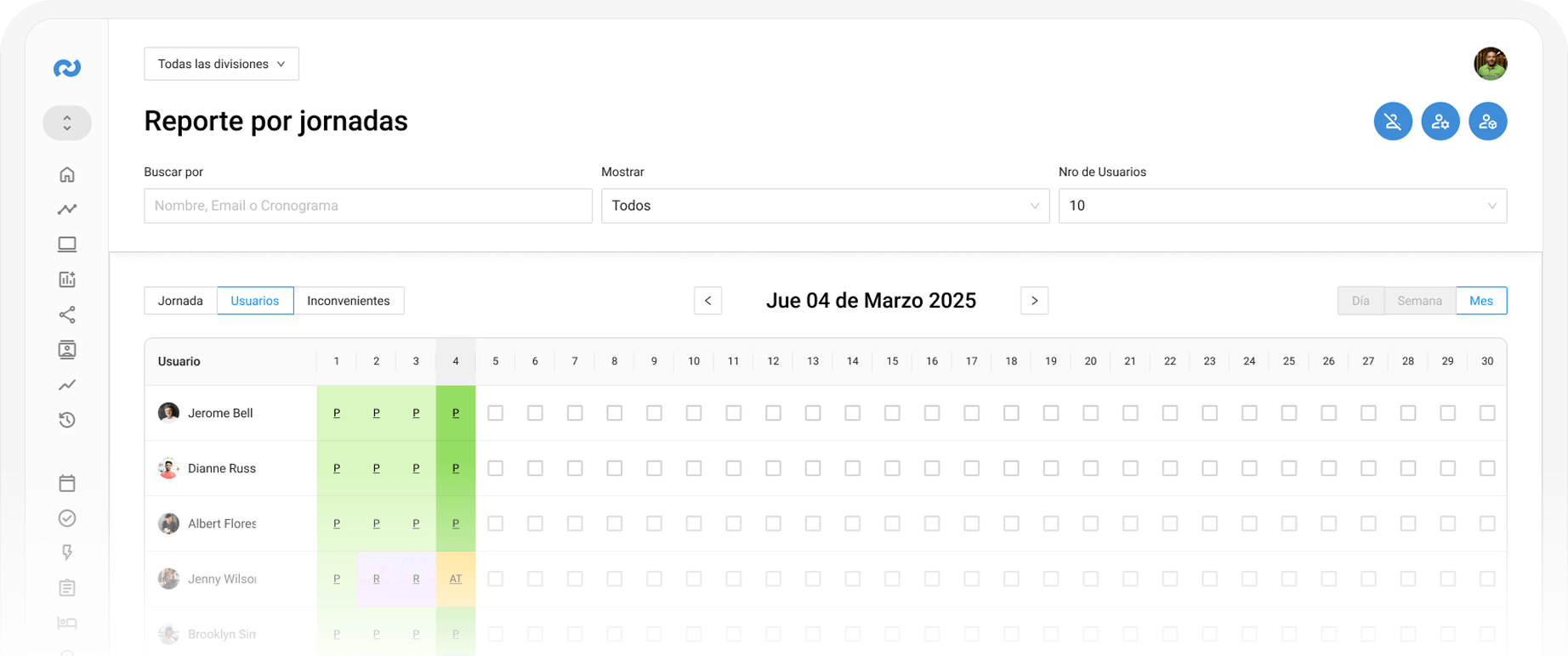 Operonda - Control de Asistencia