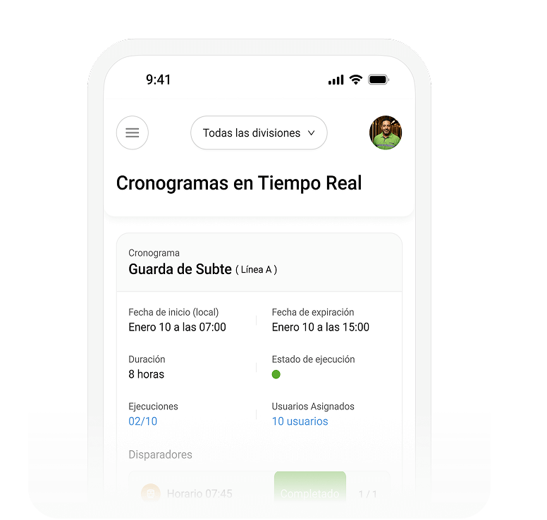 Operonda Chile - Cronogramas